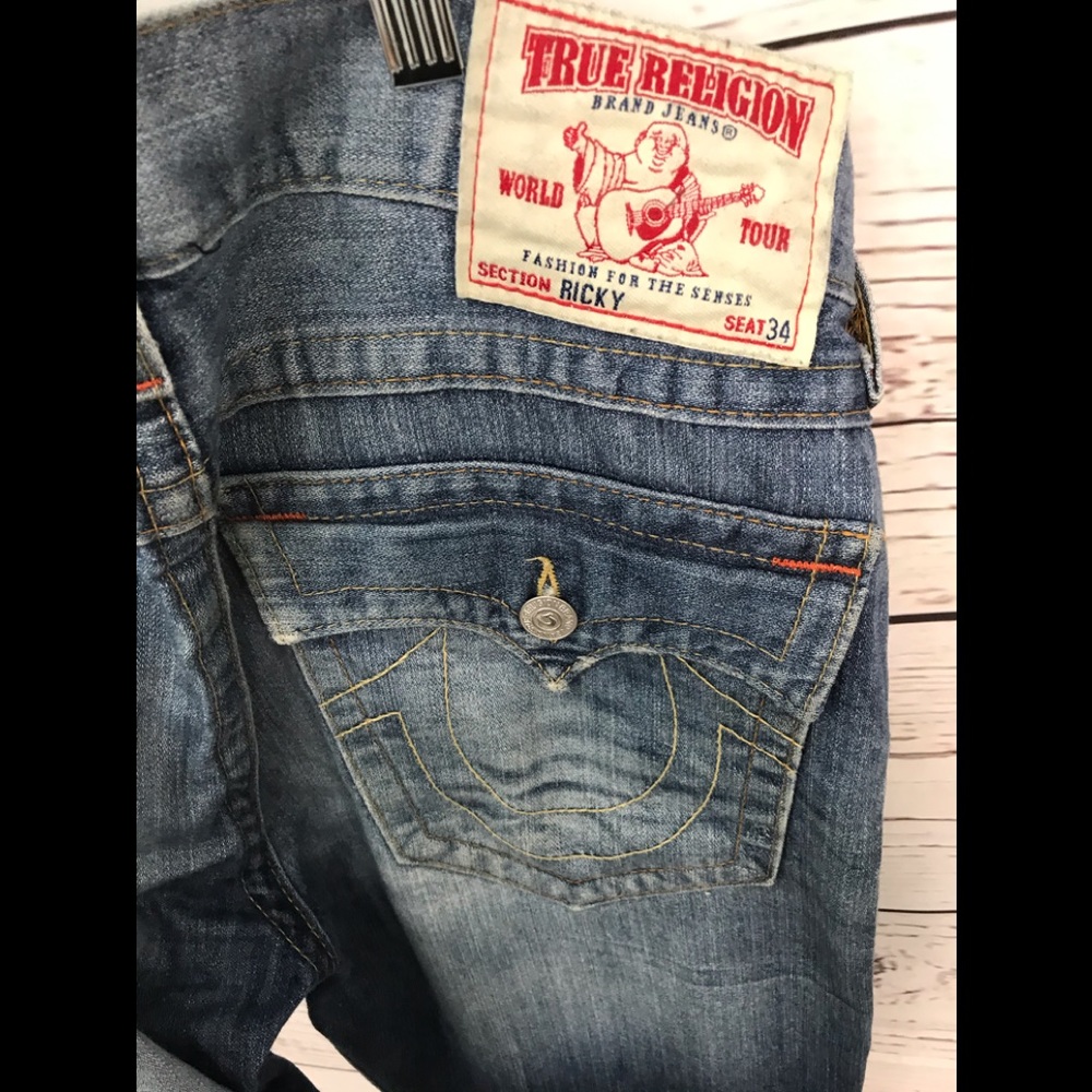 🔥TRUE RELIGION ‘Ricky’ jeans - Picture 9 of 10